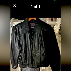 Men’s leather Bomber jacket
